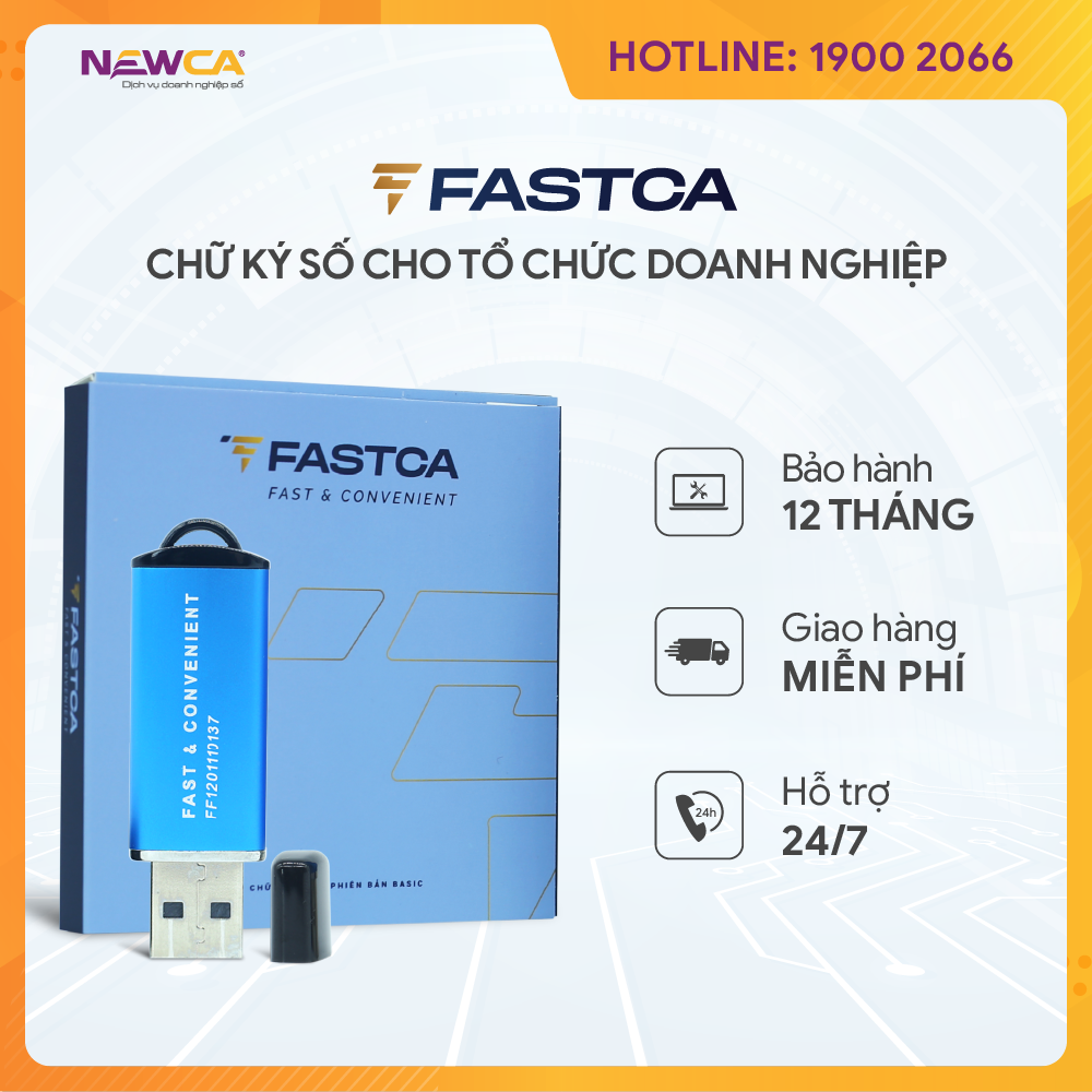 Dịch vụ CTS FastCA đăng ký mới 3 năm